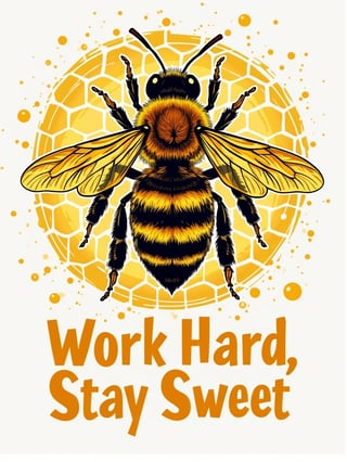 Honeybee T-Shirt Design