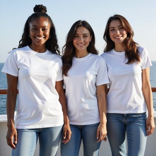 Diverse Models in Bella + Canvas T-Shirts