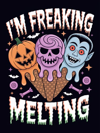 Halloween Monster Ice Cream Cones