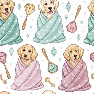 Cozy Dogs with Shimmering Comfort