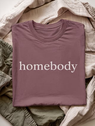 Minimal Homebody Shirt Design