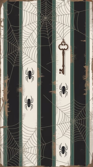 Vintage Haunted Manor Wallpaper