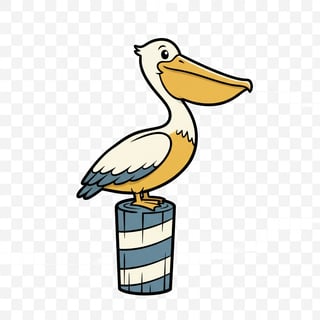 Animated Pelican Clip-Art