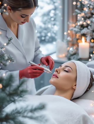 Elegant Winter Beauty Spa Treatment