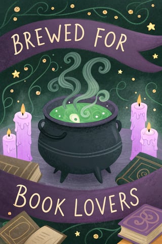 Mystical Fantasy Cauldron Illustration