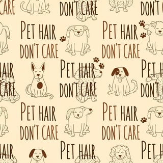 Playful Dog Doodle Seamless Pattern