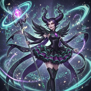 Anime Magical Girl Maleficent Outfit