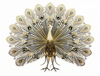 Art Deco Peacock Design
