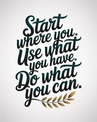 Inspirational Quote T-Shirt Design
