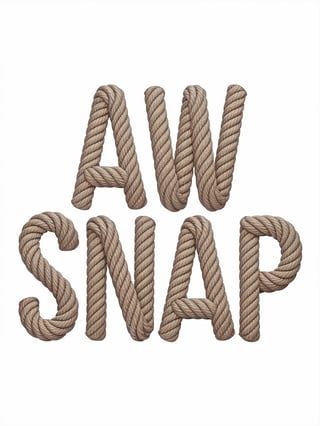 Bold Rope Font - AW SNAP Design
