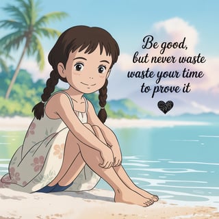 Studio Ghibli Inspired Beach Portrait