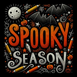 Hand-Drawn Spooky Halloween Design