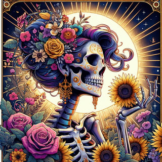 Mystical Tarot Card Illustration