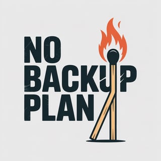 No Backup Plan Square Layout
