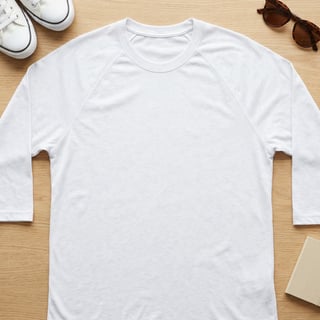 Ultra Close-Up Raglan Tee Flatlay