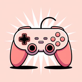 Pastel Kawaii Game Controller Icon