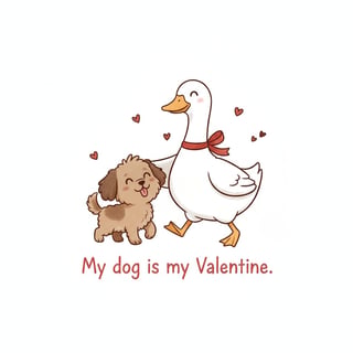 My Dog Is My Valentine Design