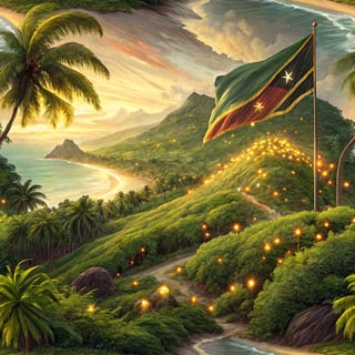 Hyper-realistic Saint Kitts & Nevis Portrait