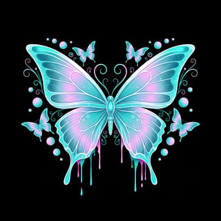 Fantasy Butterfly Digital Illustration