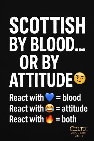 Bold Scottish Attitude Social Media Design