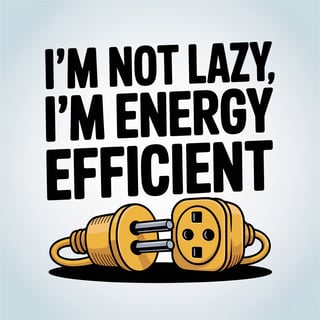 Funny Fitness Energy Efficient Shirt
