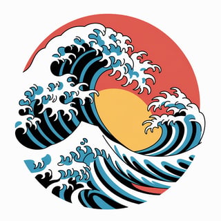 Traditional Japanese Waves Tattoo