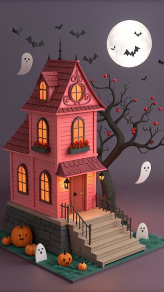 Whimsical Haunted Gothic House