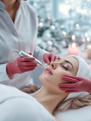 Elegant Winter Beauty Spa Treatment