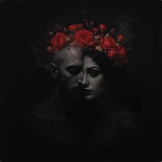 Moody Gothic Father-Daughter Album Cover