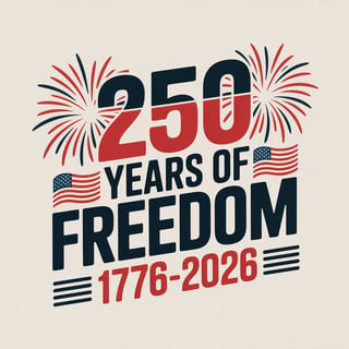 250 Years of Freedom T-Shirt Design