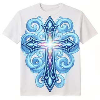 Symmetrical Fantasy Cross Illustration