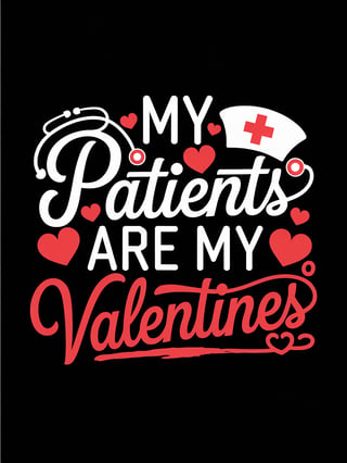 My Patients Are My Valentines Design
