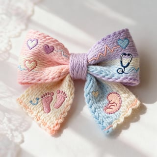Coquette Bow for Labor Nurses