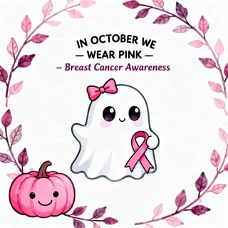 Halloween Breast Cancer Awareness Design