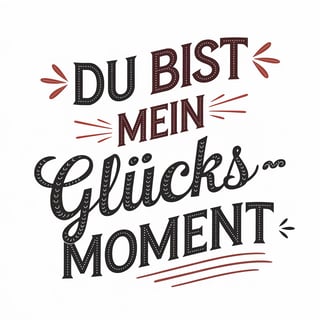 Stylish Black-and-White Typography Design