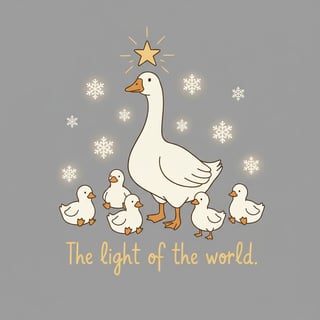 Bible Verse Christmas Goose Design