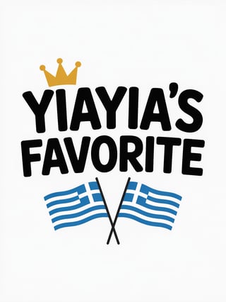 Yiayia's Favorite Baby Onesie Design