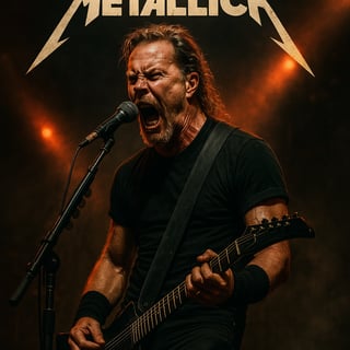 James Hetfield Live Concert Photo