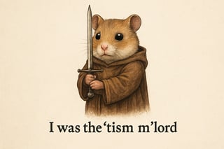 Hamster Warrior with Sword