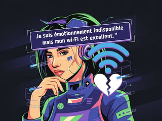 Cyber Girl Wi-Fi Aesthetic Tee