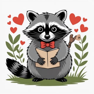20 Raccoon T-Shirt Design Prompts