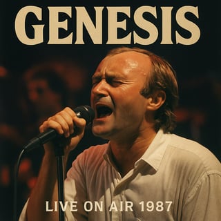 Phil Collins Genesis Live CD Cover 1987