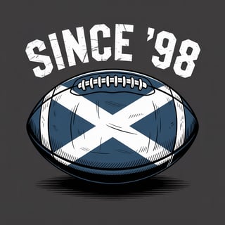 Retro Scotland Tee Design
