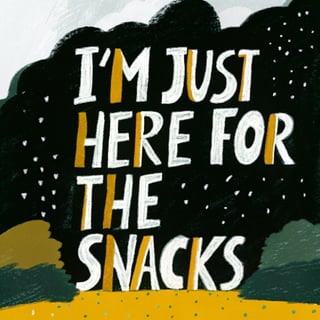 Funny Snack Typography Art