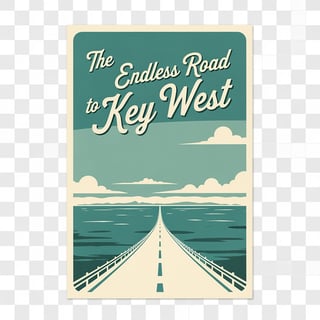 Vintage Key West Postcard Art