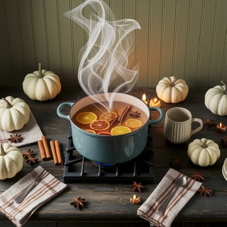 Cozy Apple Spiced Cider Scene