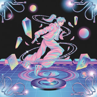 Seoul Futuristic Arcade Pattern