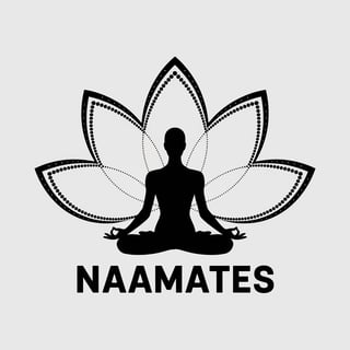 Minimalist Black and White Yoga Design
