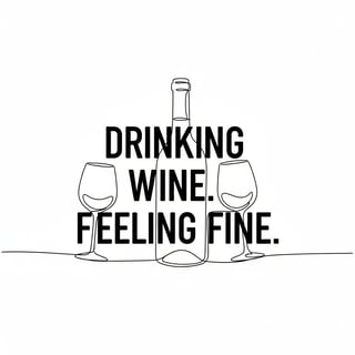 Hand-Drawn Wine Illustration