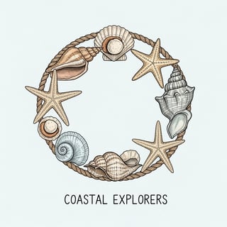 Hand-Drawn Nautical Emblem